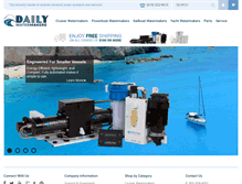 Tablet Screenshot of dailywatermakers.com